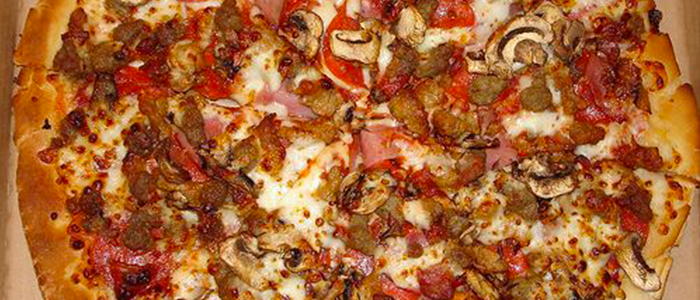 Spicy Meat Feast Pizza  9" 