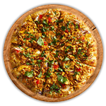 Vegetable Curry Pizza 