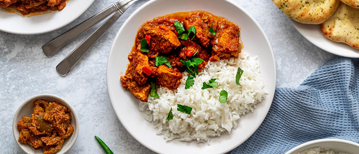 Chicken Bhoona & Rice 